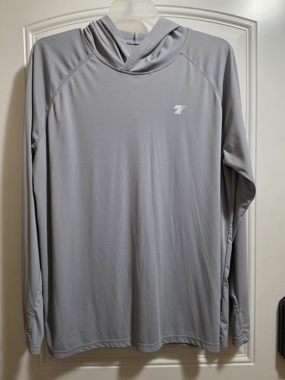 Light Gray Performance Hoodie Sweatshirt